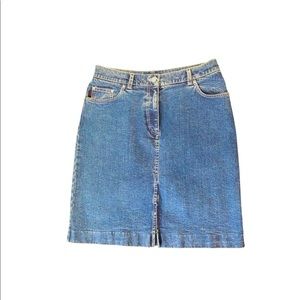 90’s Vintage Lauren Jeans Co. by Ralph Lauren Denim skirt
